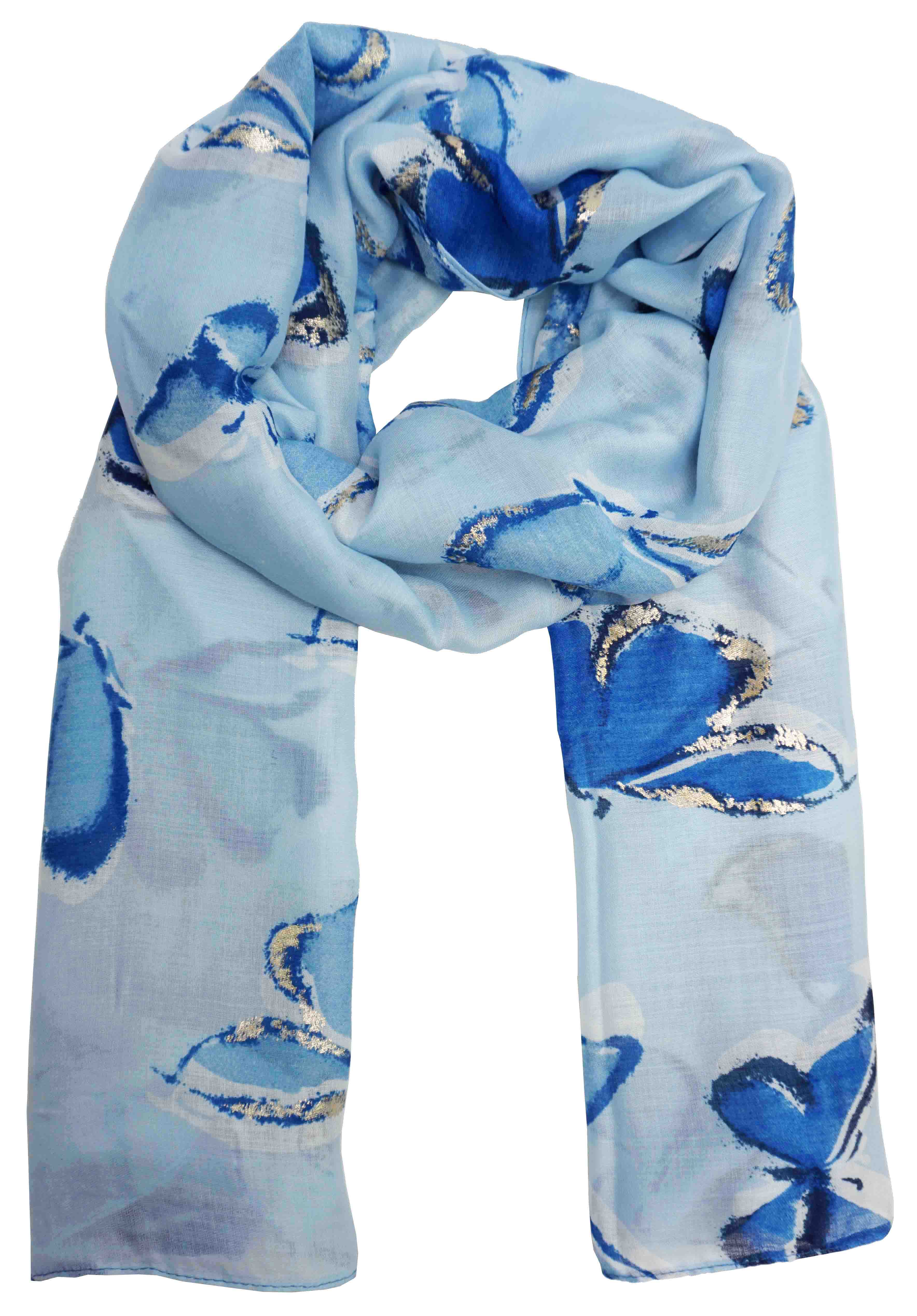 Foulard Imprimé Papillons YF6681