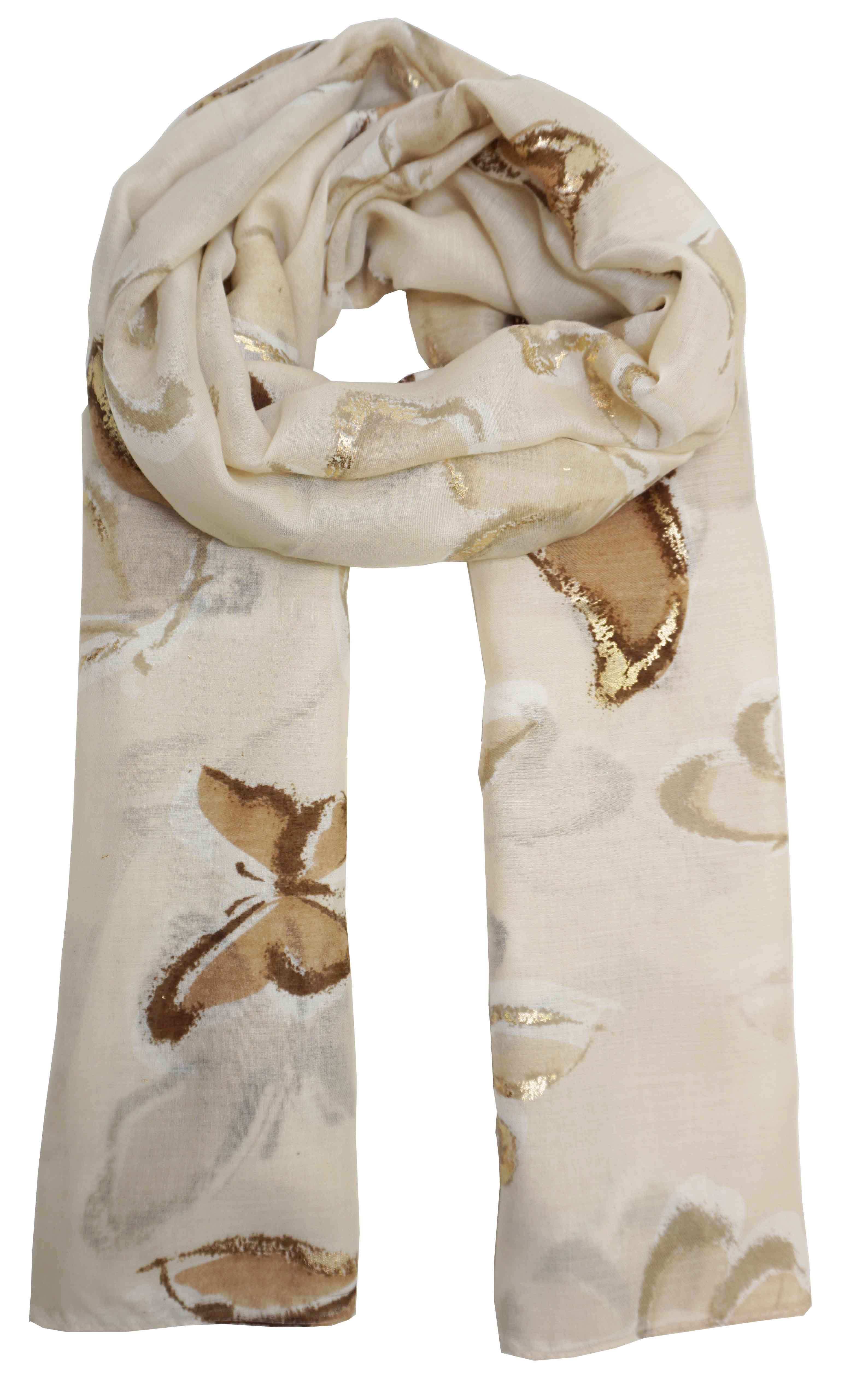 Foulard Imprimé Papillons YF6681