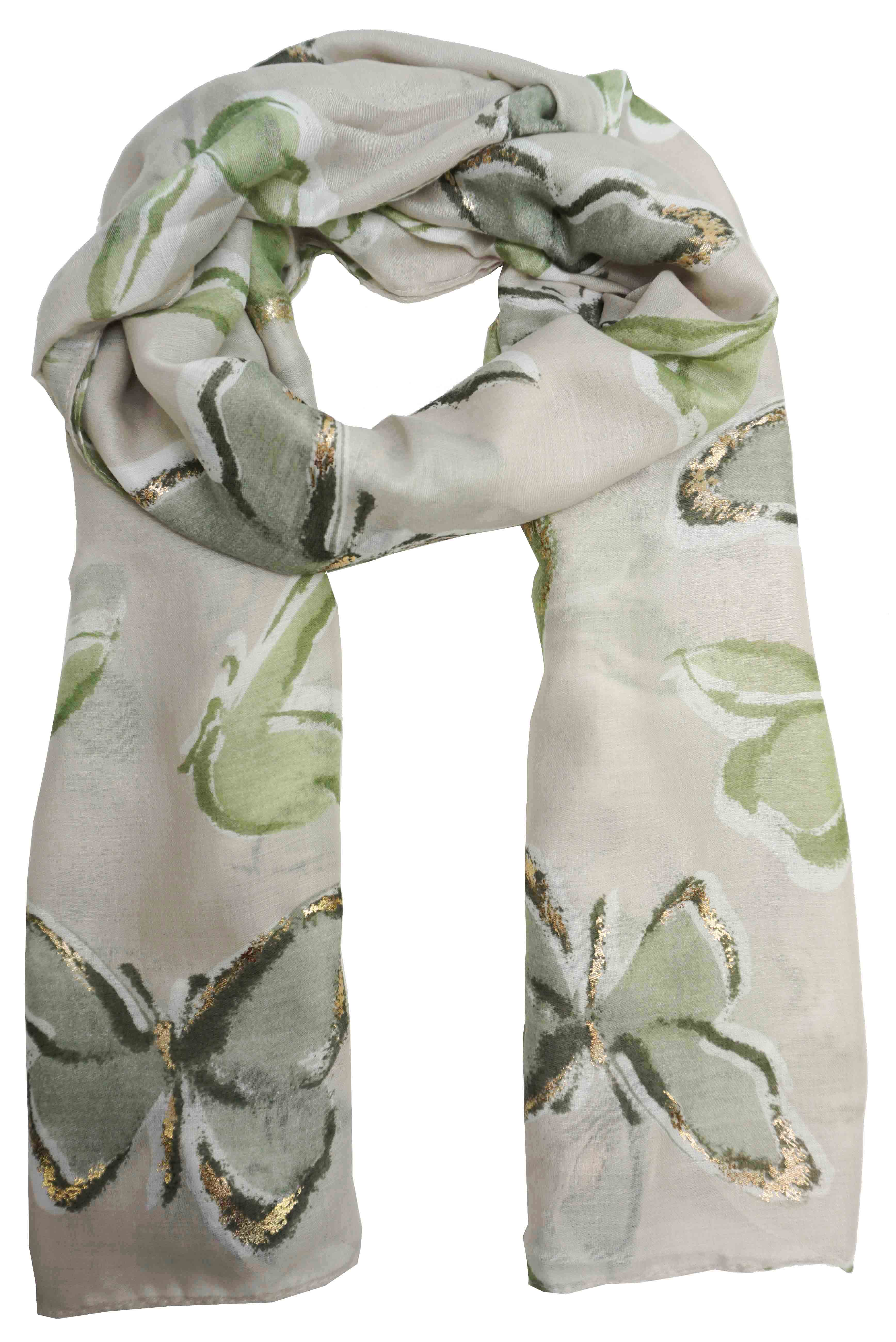 Foulard Imprimé Papillons YF6681