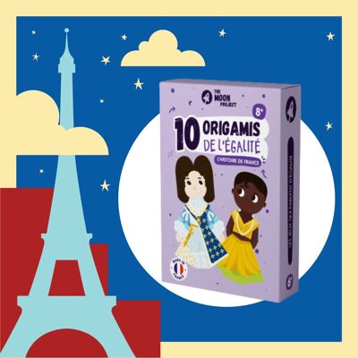 10 Origamis über Figuren aus der französischen Geschichte