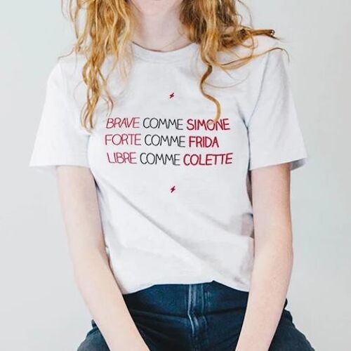 ADULTE - T-shirt : Simone, Frida et Colette