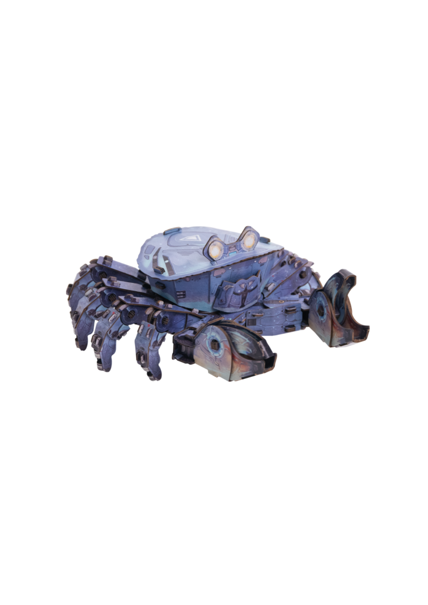 MakeBug, Construcción de modelos 3D, Cangrejo de piedra, MB-D-0049, 14x12x7 cm