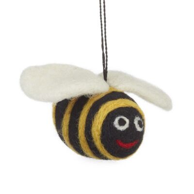 Handgemachte biologisch abbaubare Big Bumblebee Hanging Needle Filz Dekoration