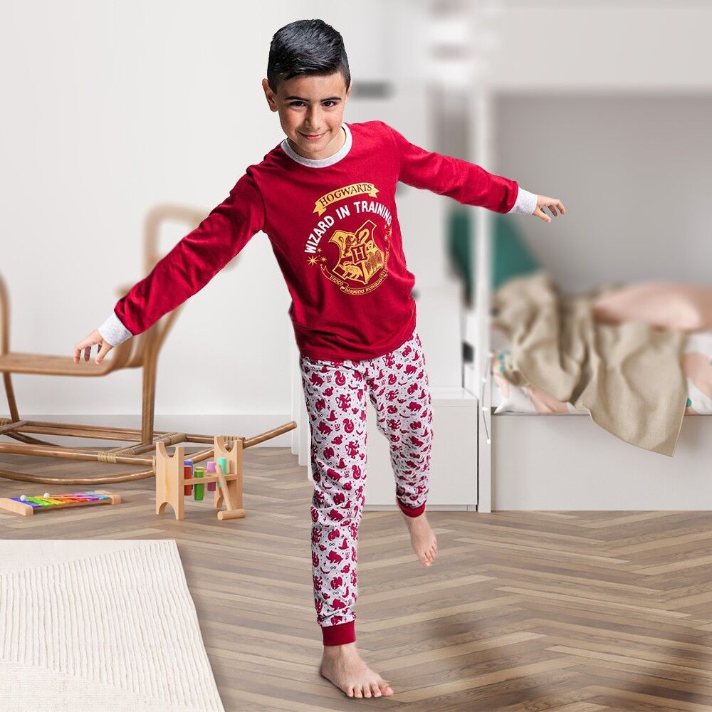 Pyjama Long Harry Potter Poudlard - Lot de 8 Déclinaisons:Garçon