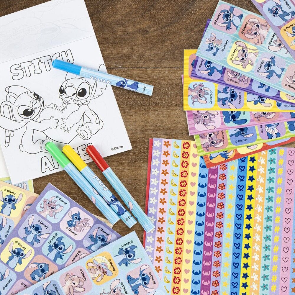 Set of 1000 Angel & Stitch Disney Stickers
