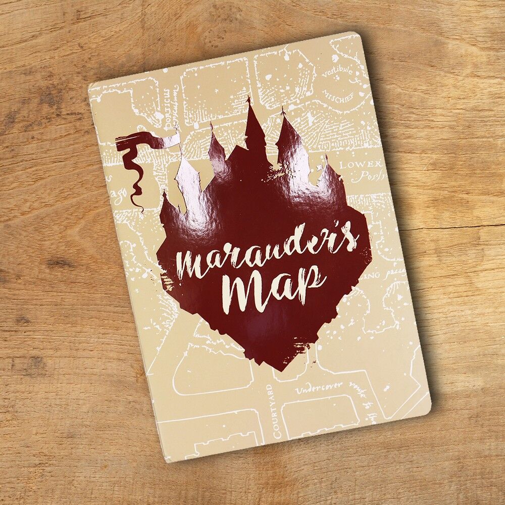 Harry Potter Flex Notebook - Marauder's Map