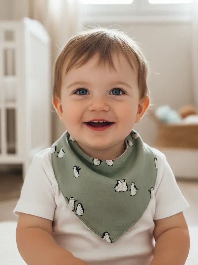 Bandan Bib "Little Penguins"