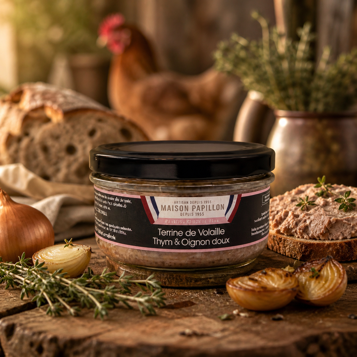 Chicken Terrine with Thyme & Sweet Onion 130g