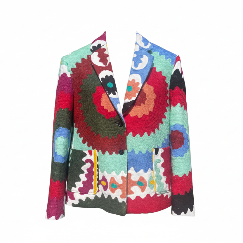 Suzani Embroidery Blazer