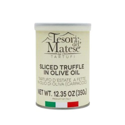 Sliced ​​Black Summer Truffle - Carpaccio - Tin - 350g