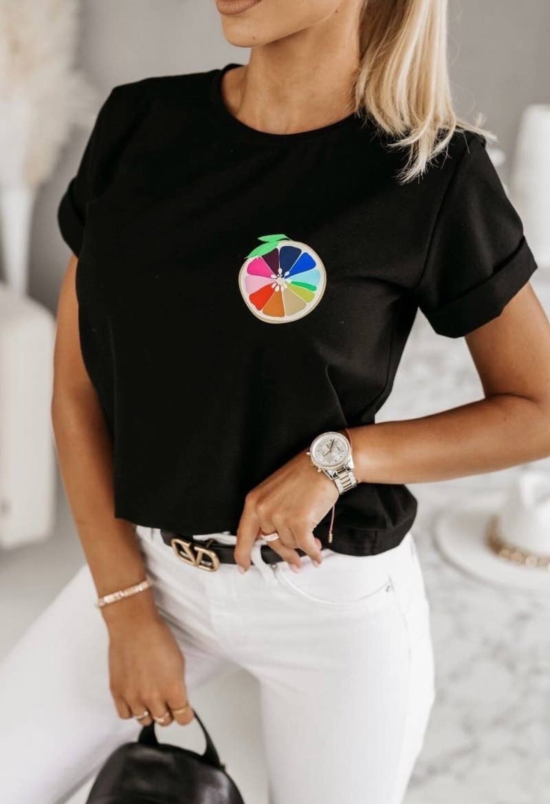 Printed T-Shirt - 9755-6