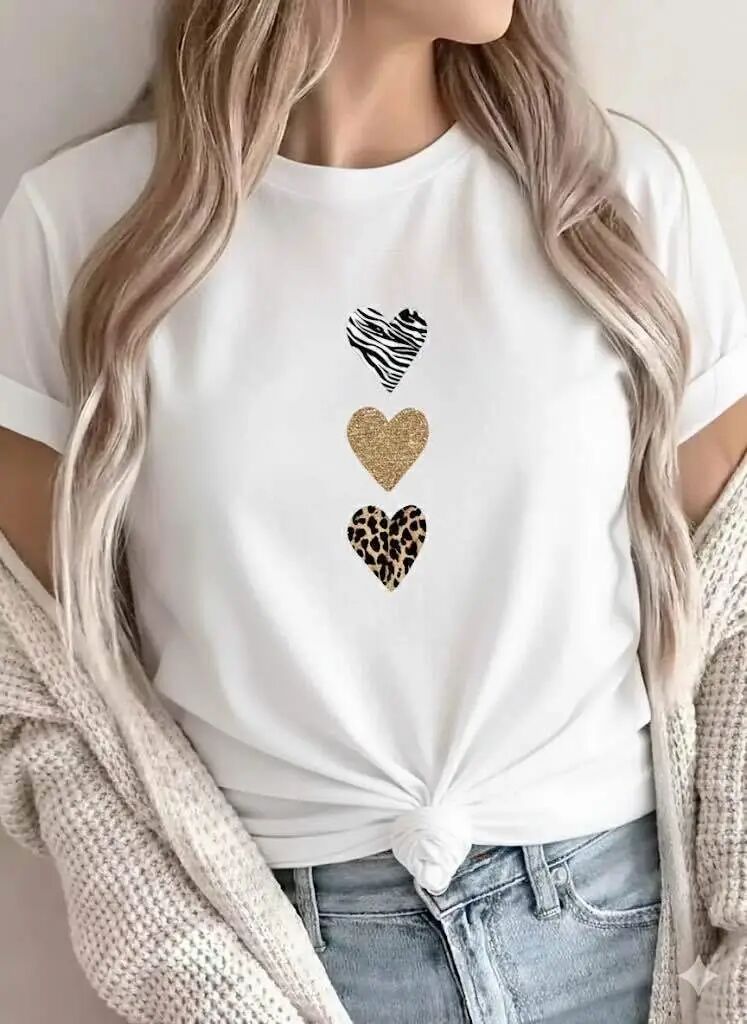 Printed T-Shirt 100% Cotton - 9755-13
