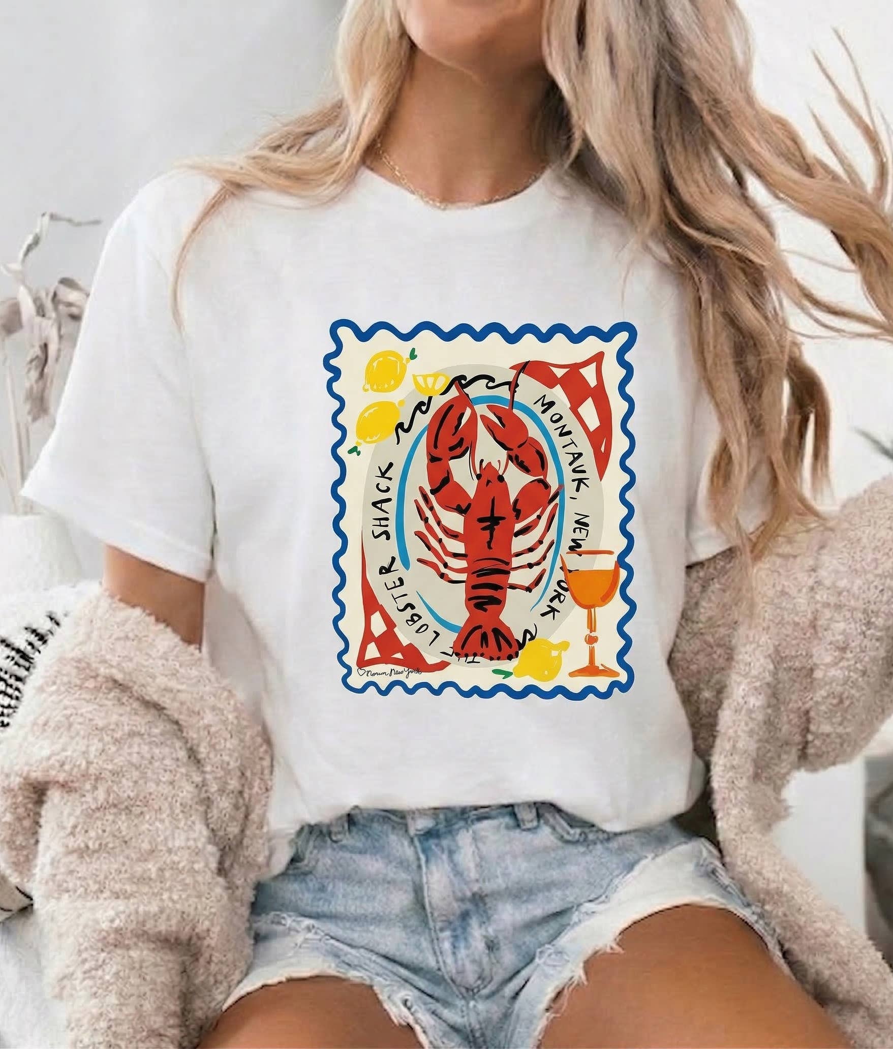 Printed oversized T-shirt - 100% Cotton - 2206-78