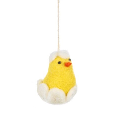 Handmade Baby Chicklet Biodegradable Easter Tree Decoration