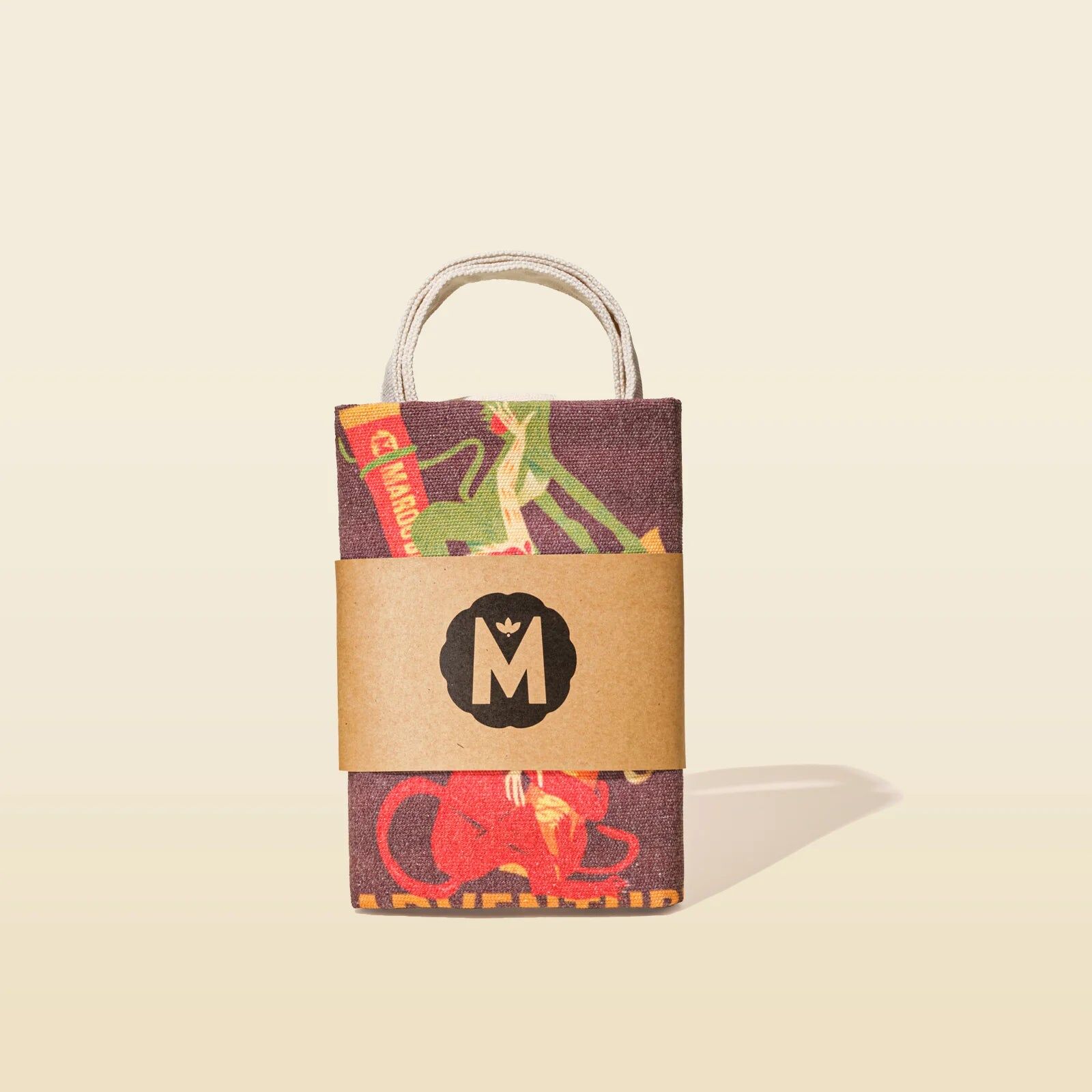 Canvas bag with monkey motif - Marou Bar Edition