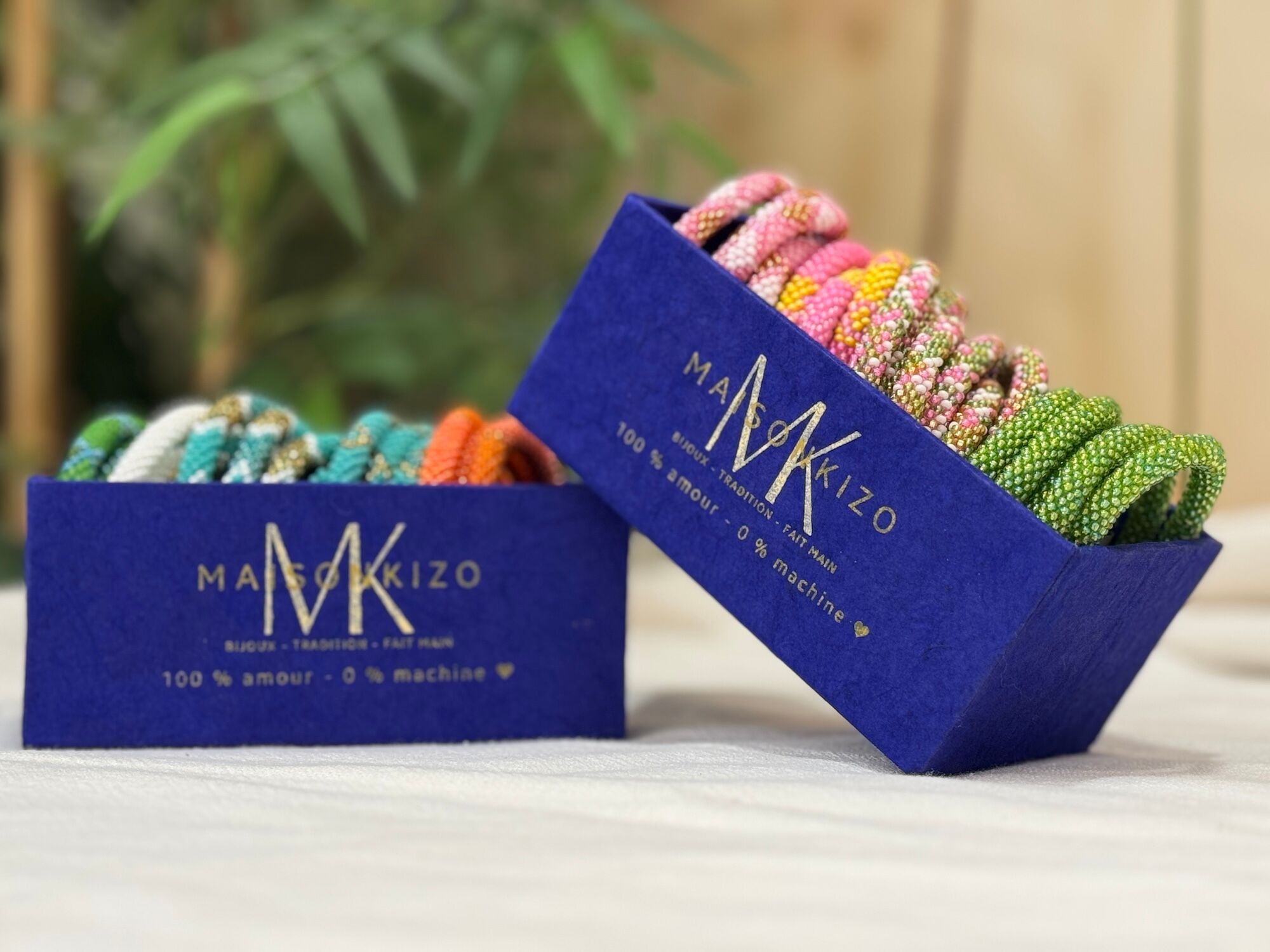 Coffret de présentation Maison Kizo® Petits modèles bleus