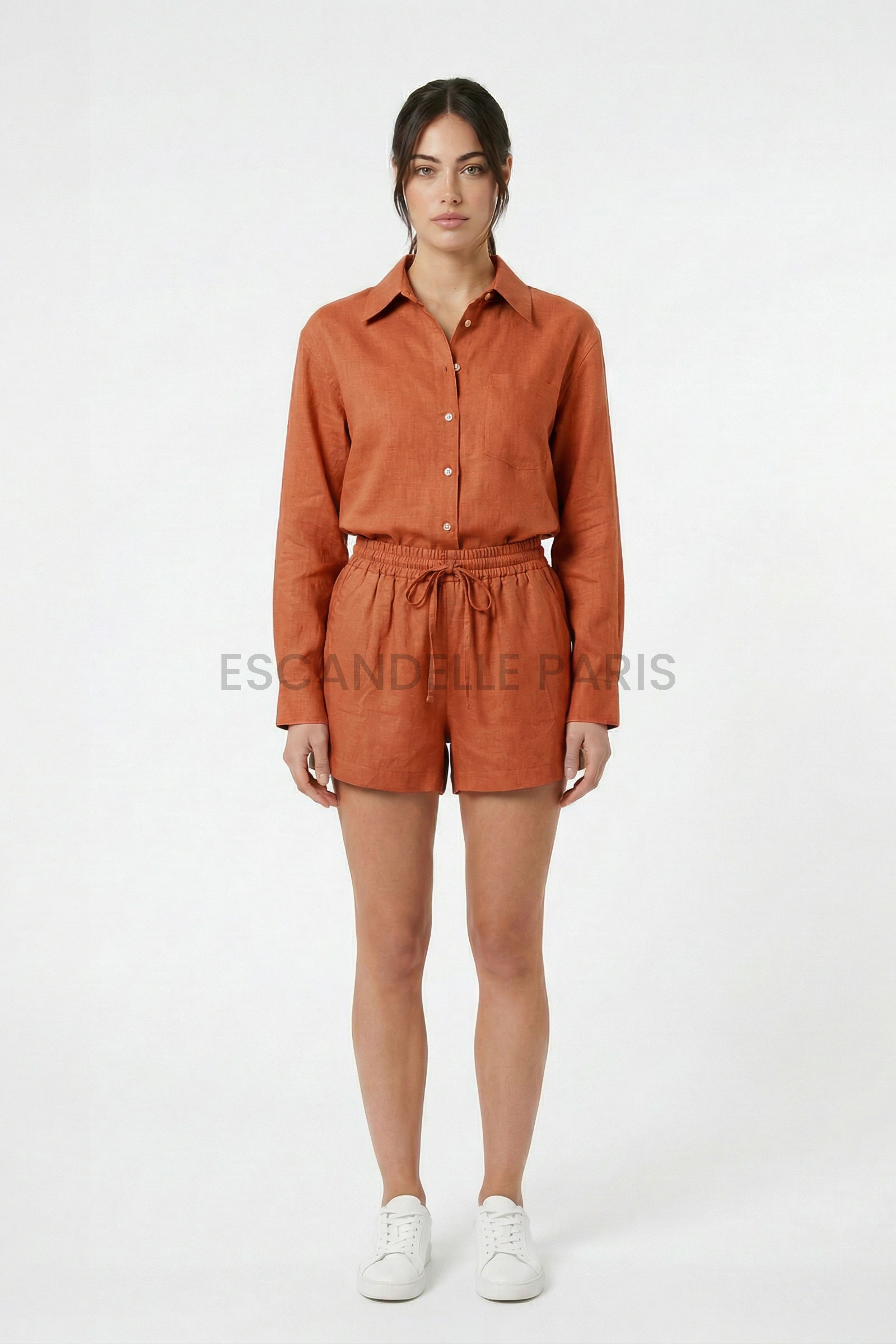 Linen shorts