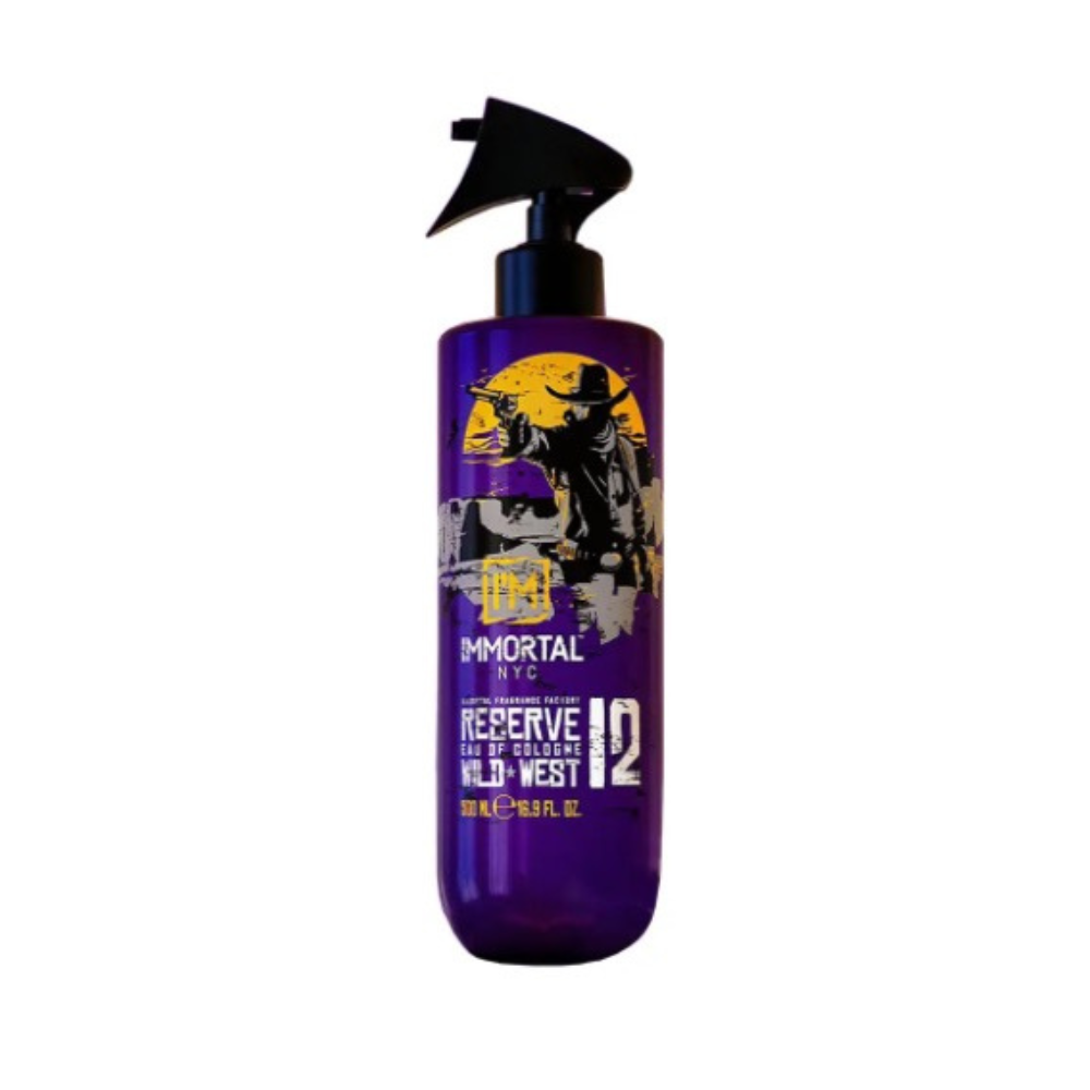 Immortal Wild West Eau De Cologne, 500 ml