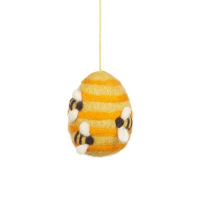 Handgemachte hängende beschäftigte Bienenstock Filz biologisch abbaubare Dekoration