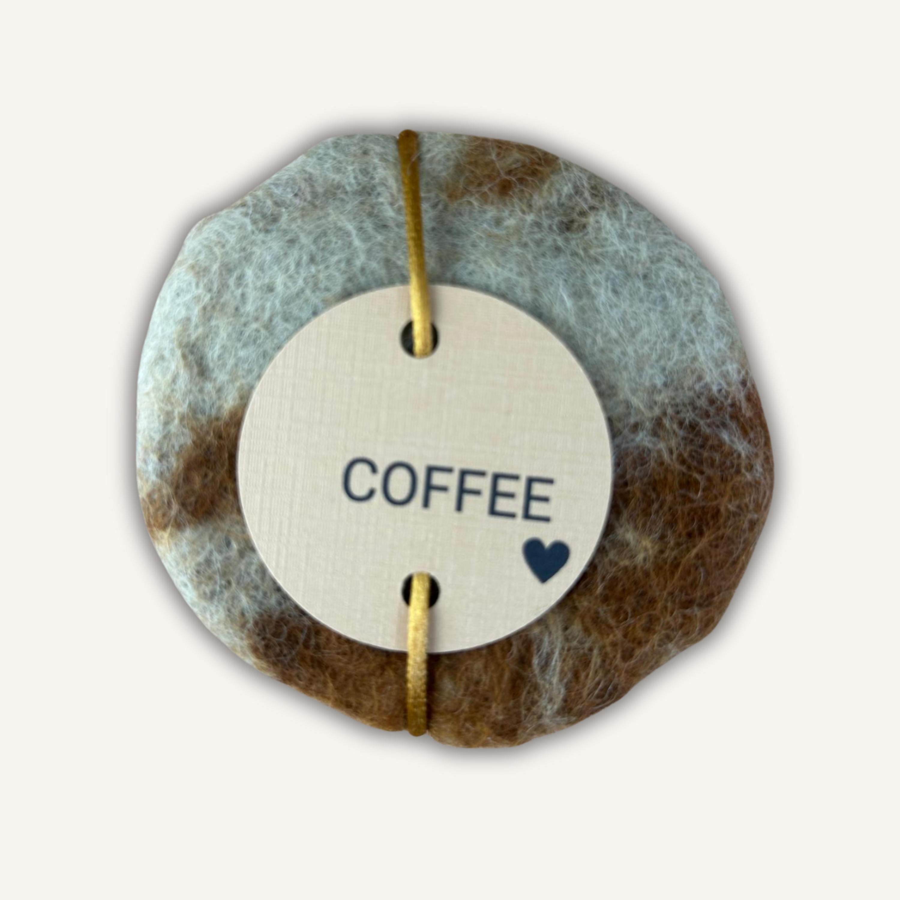 Felted Glycerin Soap Coffee 100g