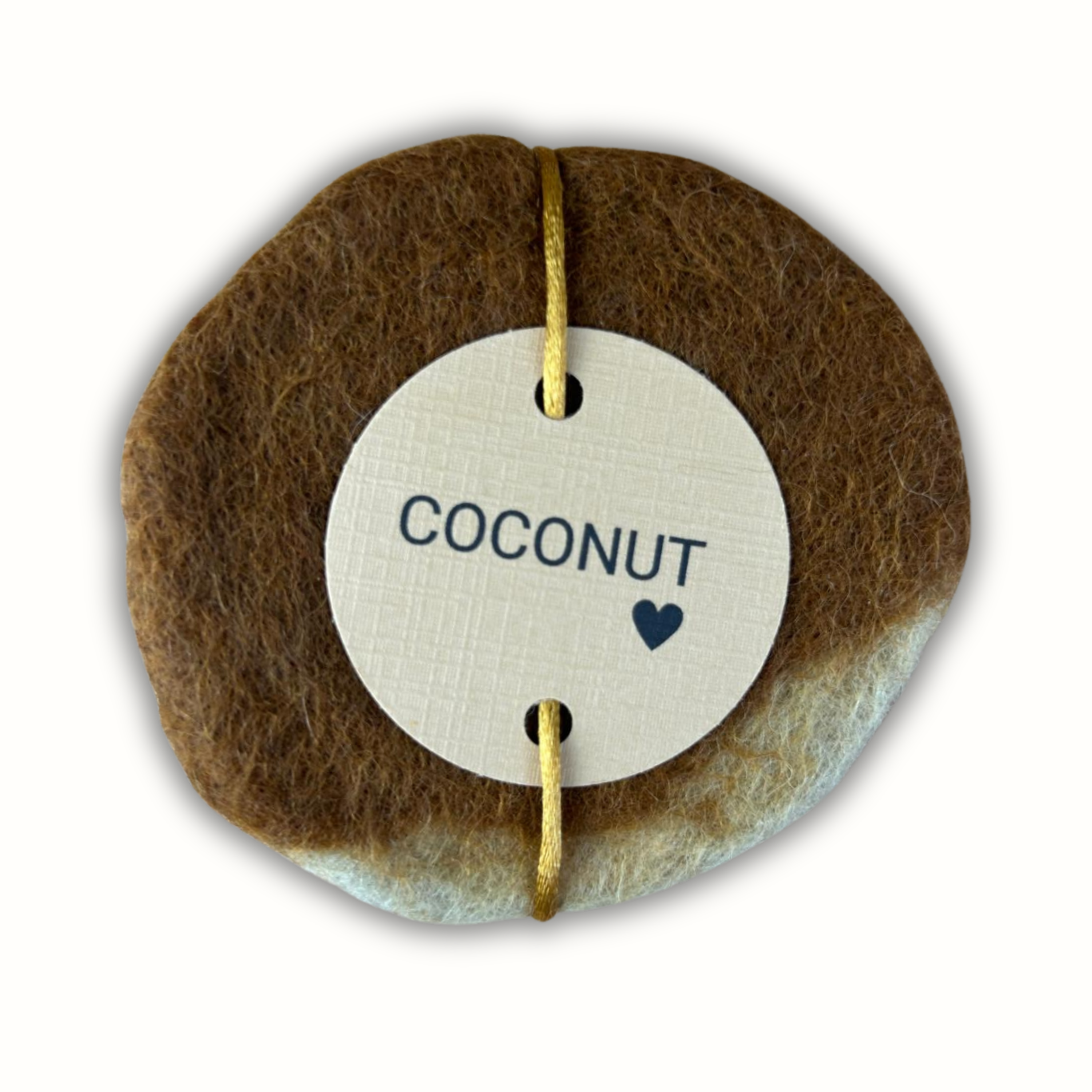 Felted Glycerin Soap Coconut 100g