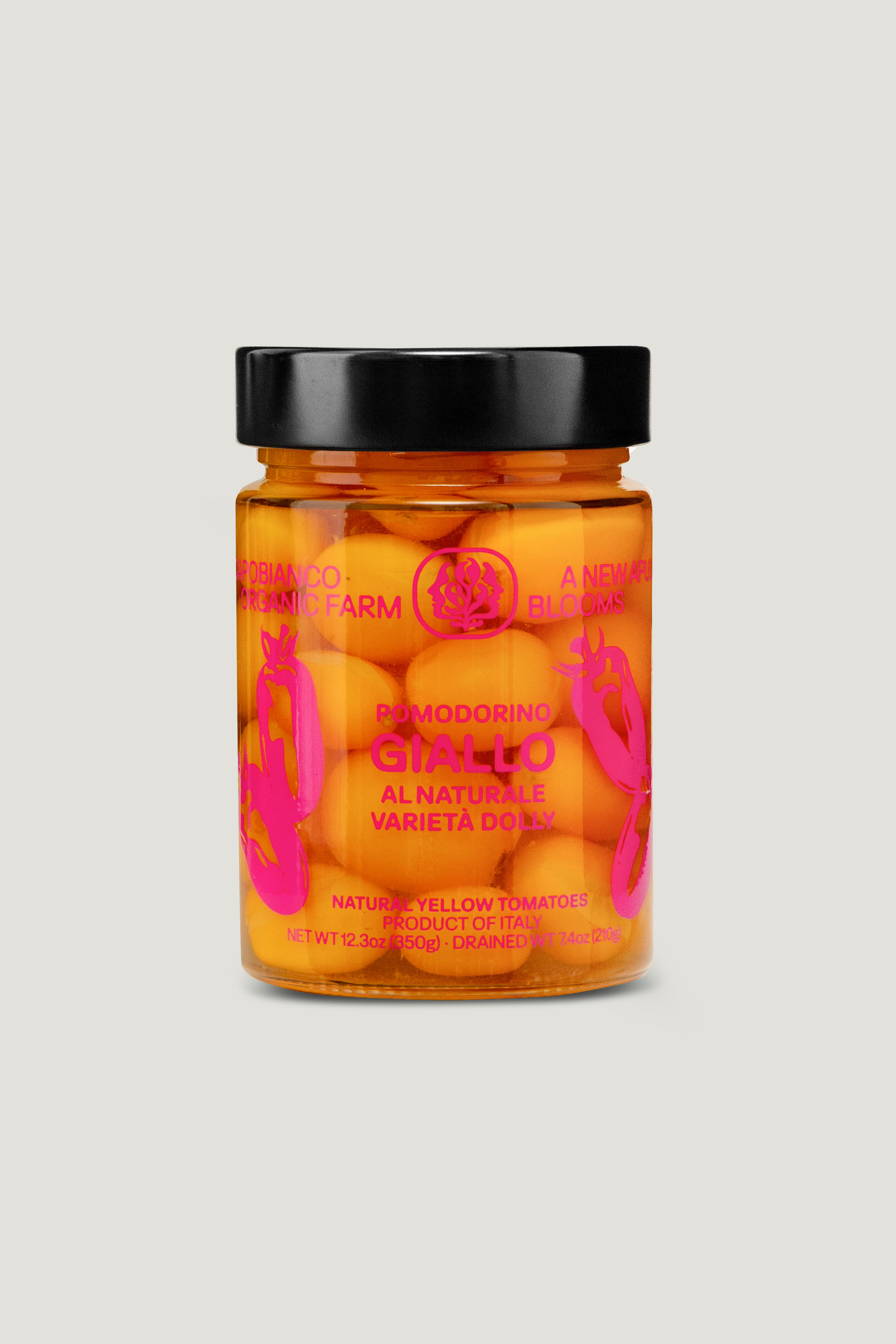Tomates cerises jaunes naturelles, variété Dolly