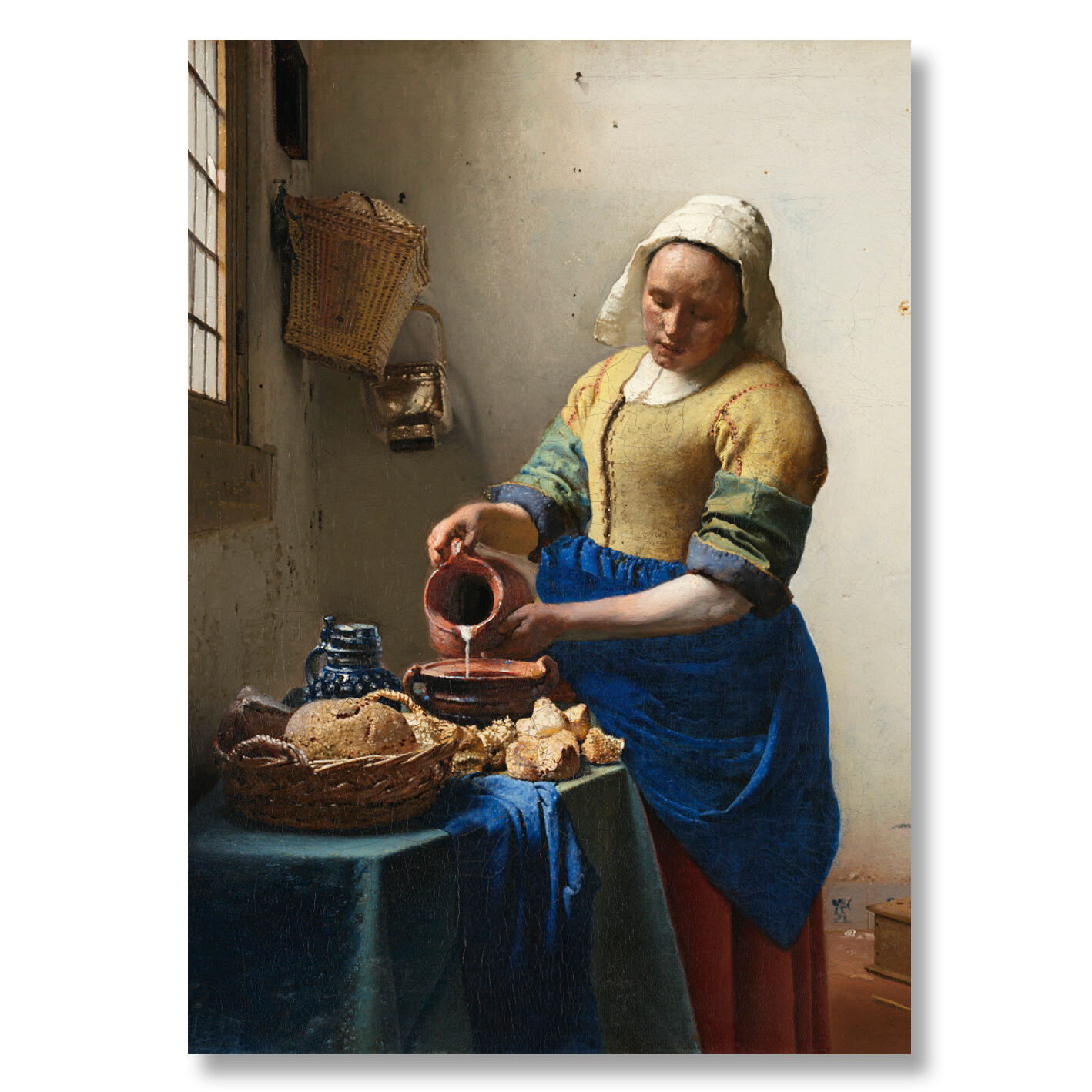 Poster in der Rolle – Johannes Vermeer Die Milchmagd Kunstdruck – 50×70cm