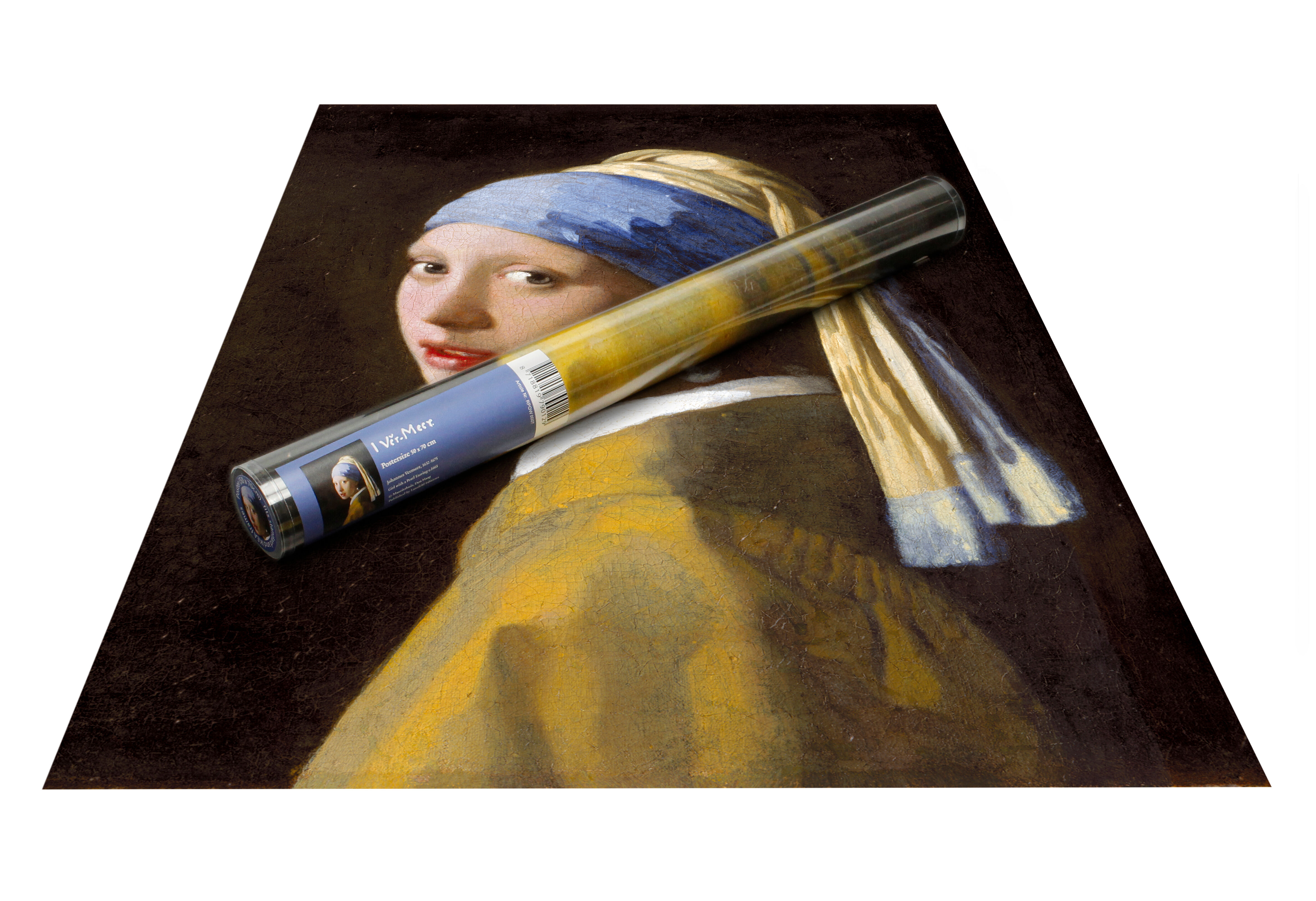 Poster in der Rolle – Johannes Vermeer: ​​Das Mädchen mit dem Perlenohrring – Ikonisches Porträt – Kunstdruck – 50×70 cm