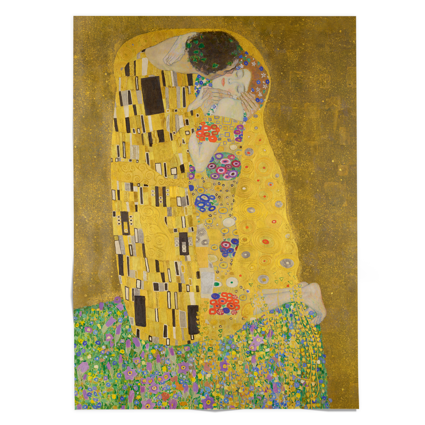 Poster in der Rolle – Gustav Klimt Der Kuss Kunstdruck – 50×70cm