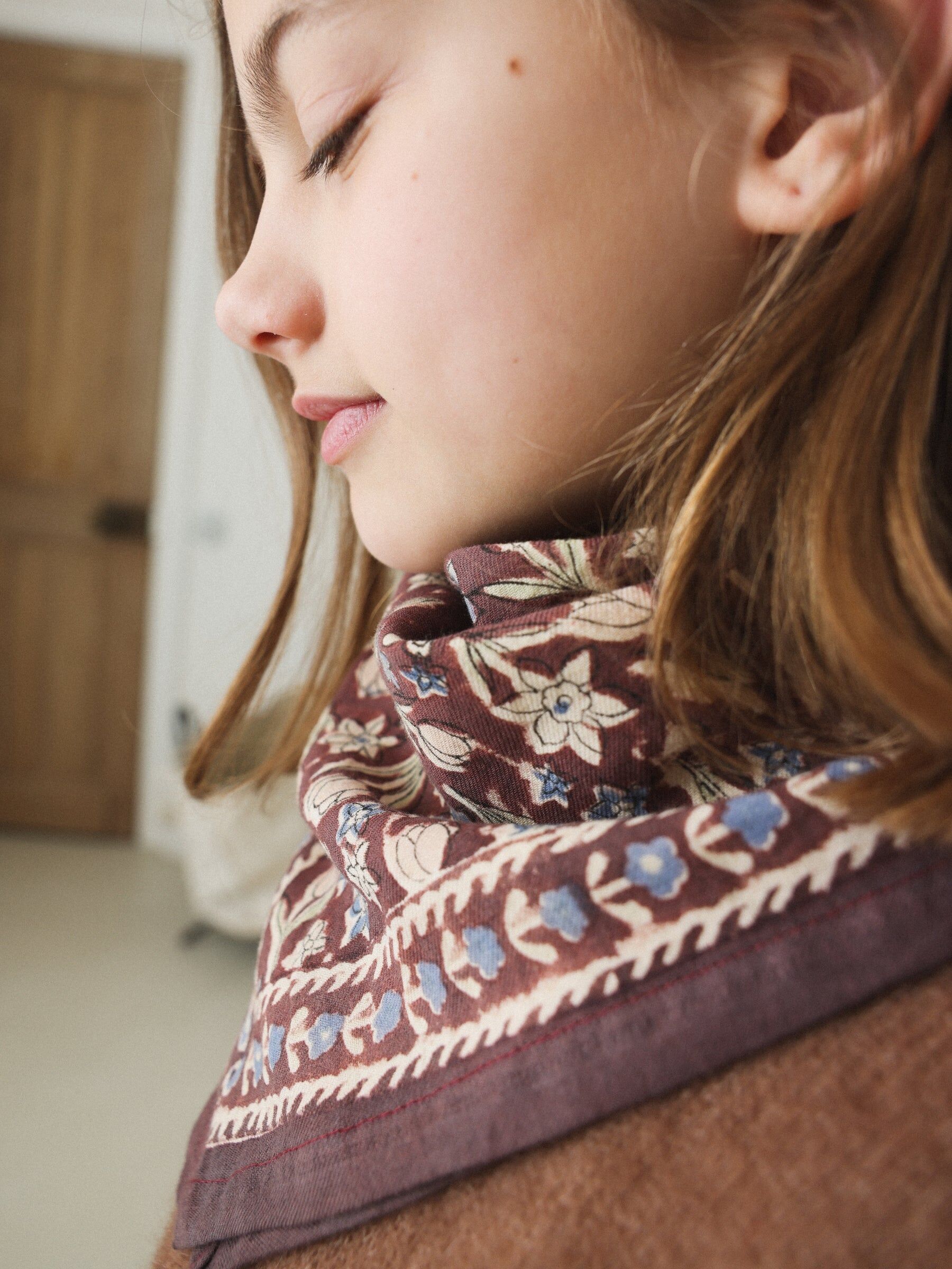 Bombay Aubergine Baby and Child Scarves