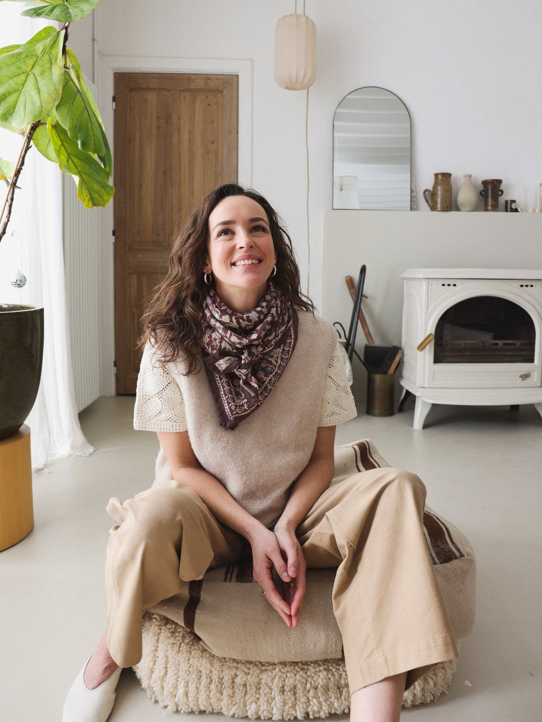 Bombay Aubergine Adult Scarf