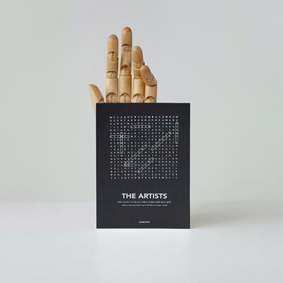 Cartolina "Trova l'artista"