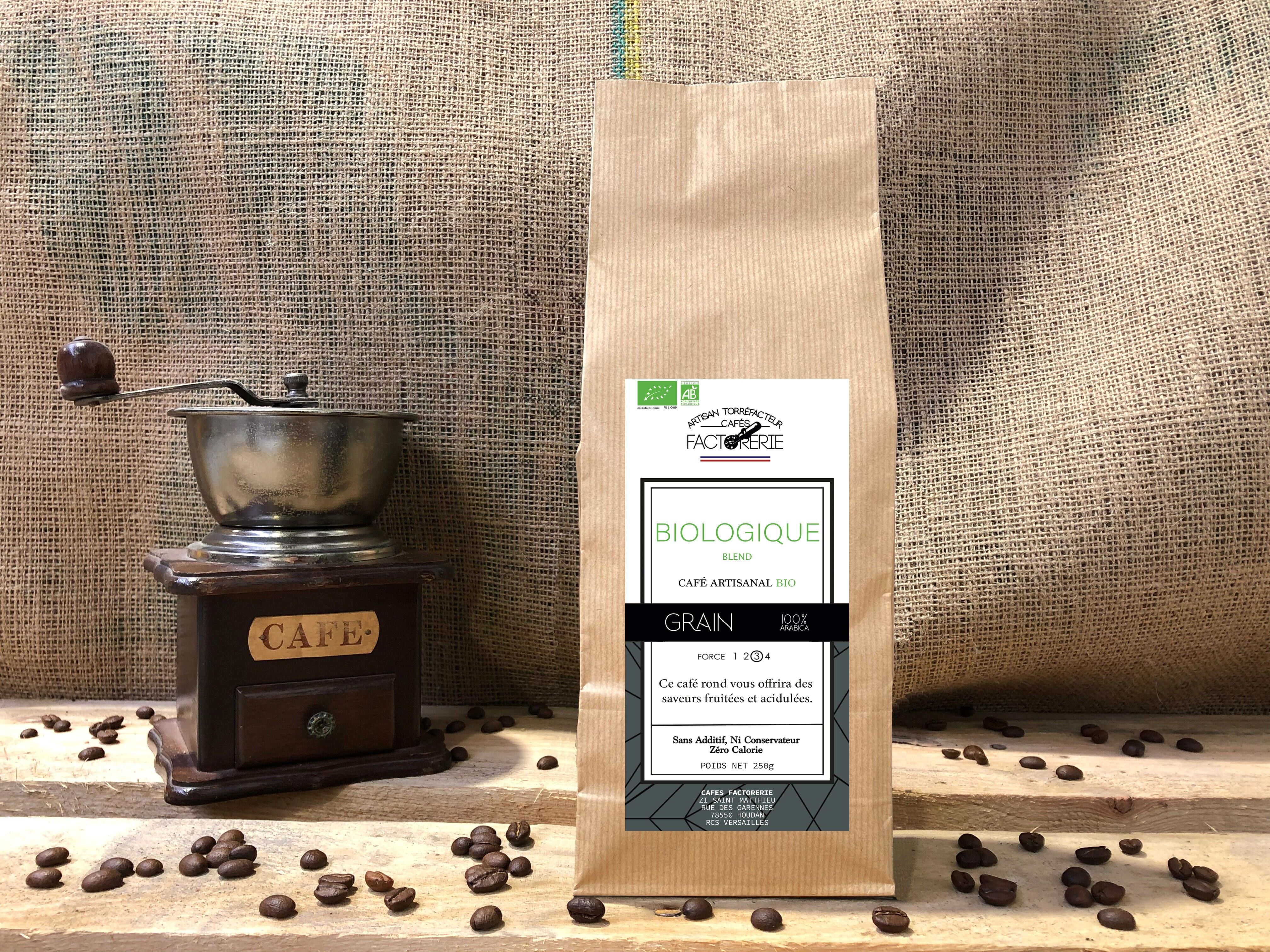 BIO-KAFFEEBOHNENERGIE AUS 3 ARABICA-MISCHUNGEN - 250 g