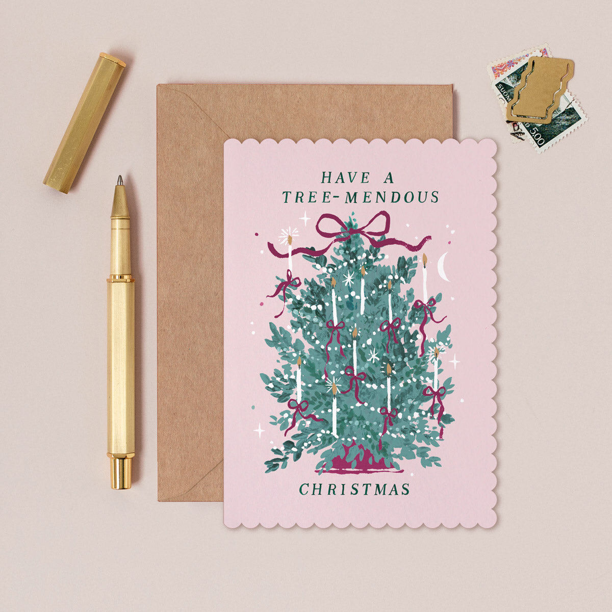 Tarjeta de Navidad "Tree-mendous" | Tarjetas de Navidad y Fiestas 2026