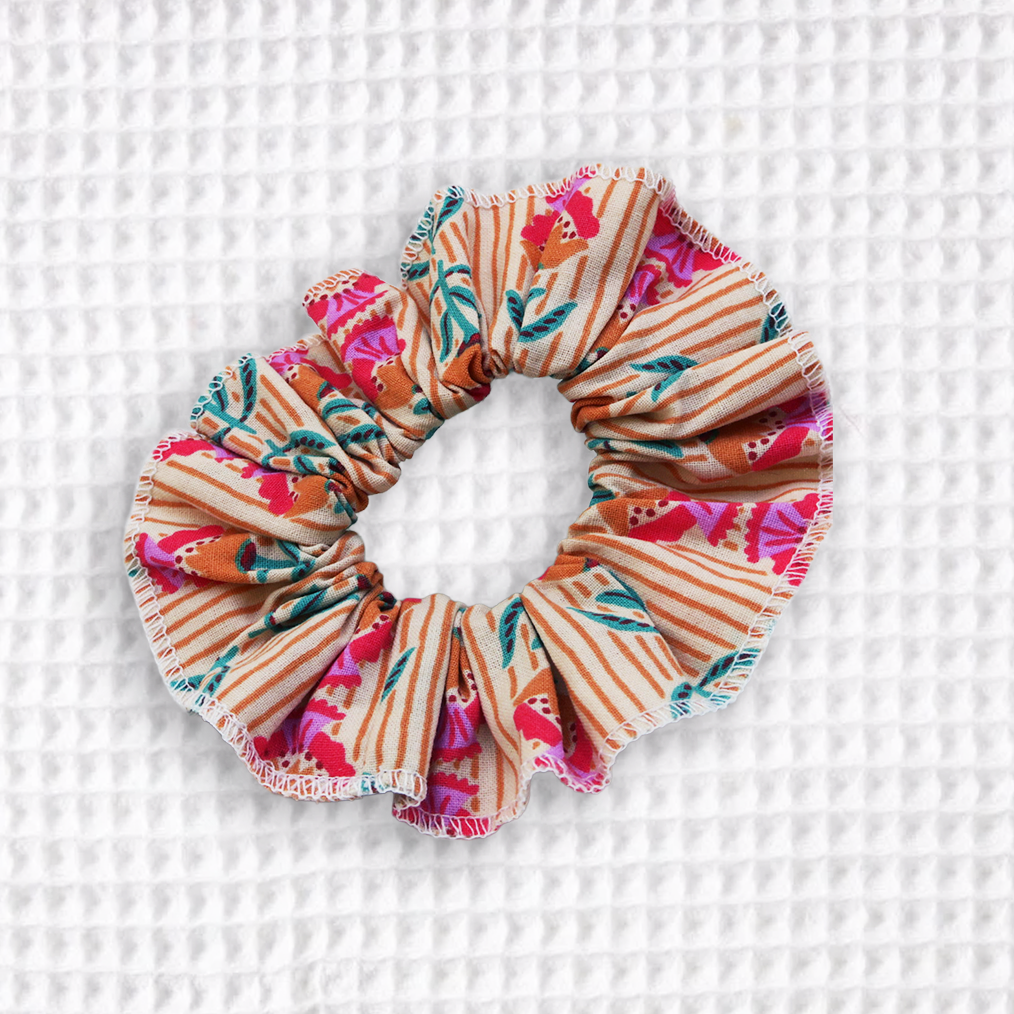 Cotton scrunchie - SURI - Les Beaux Jours Collection
