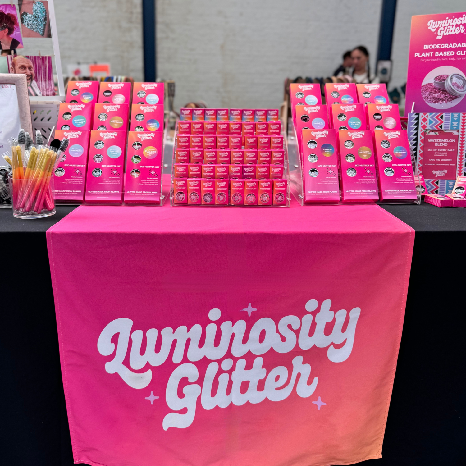 6-stöckiger Thekenaufsteller aus Acryl | Glitzernder Verkaufsständer | Verkaufsdisplay