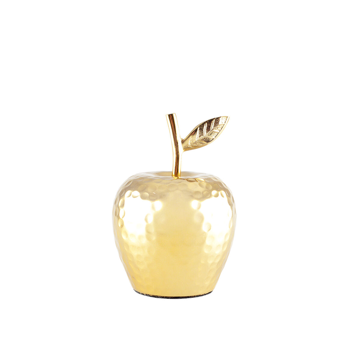 Decorative golden apple 11x11x15cm