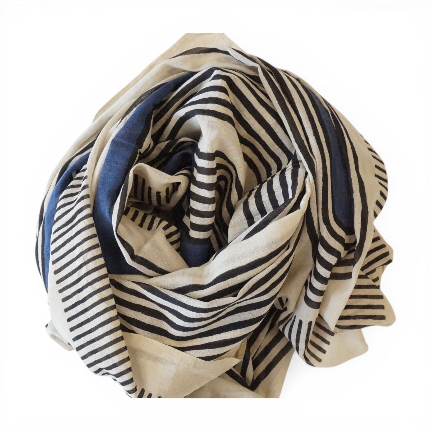 Pareo - Bufanda de algodón estampada n.º 34