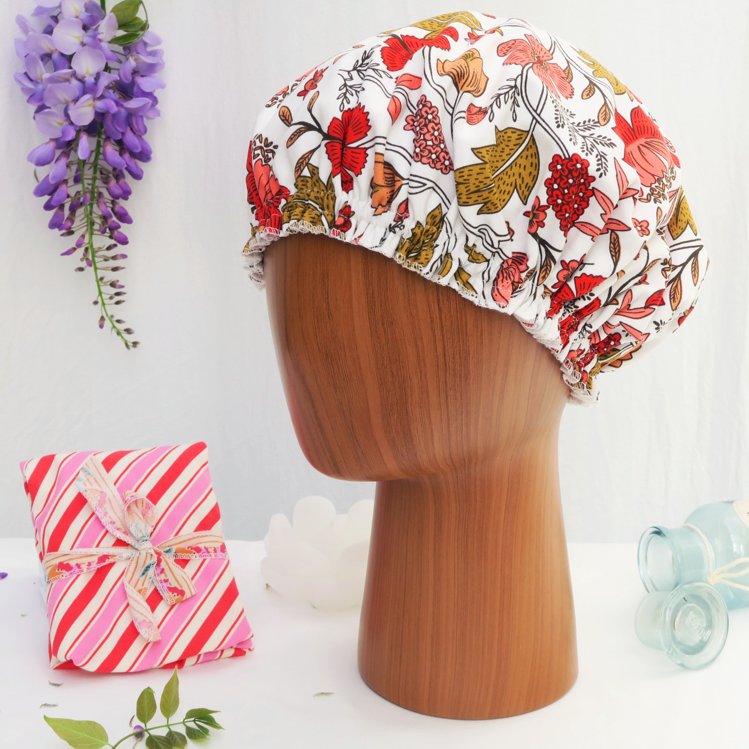 100% cotton shower/care cap – LIZUL – Les Beaux Jours Collection