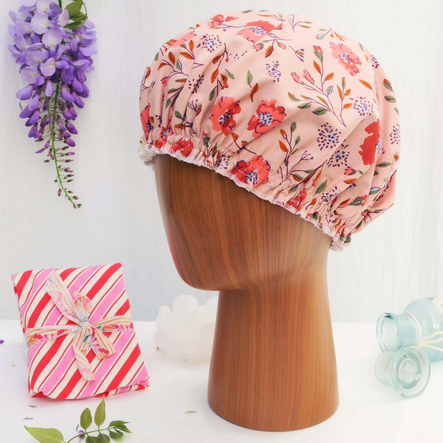 100% cotton shower/care cap – JOSY – Les Beaux Jours Collection