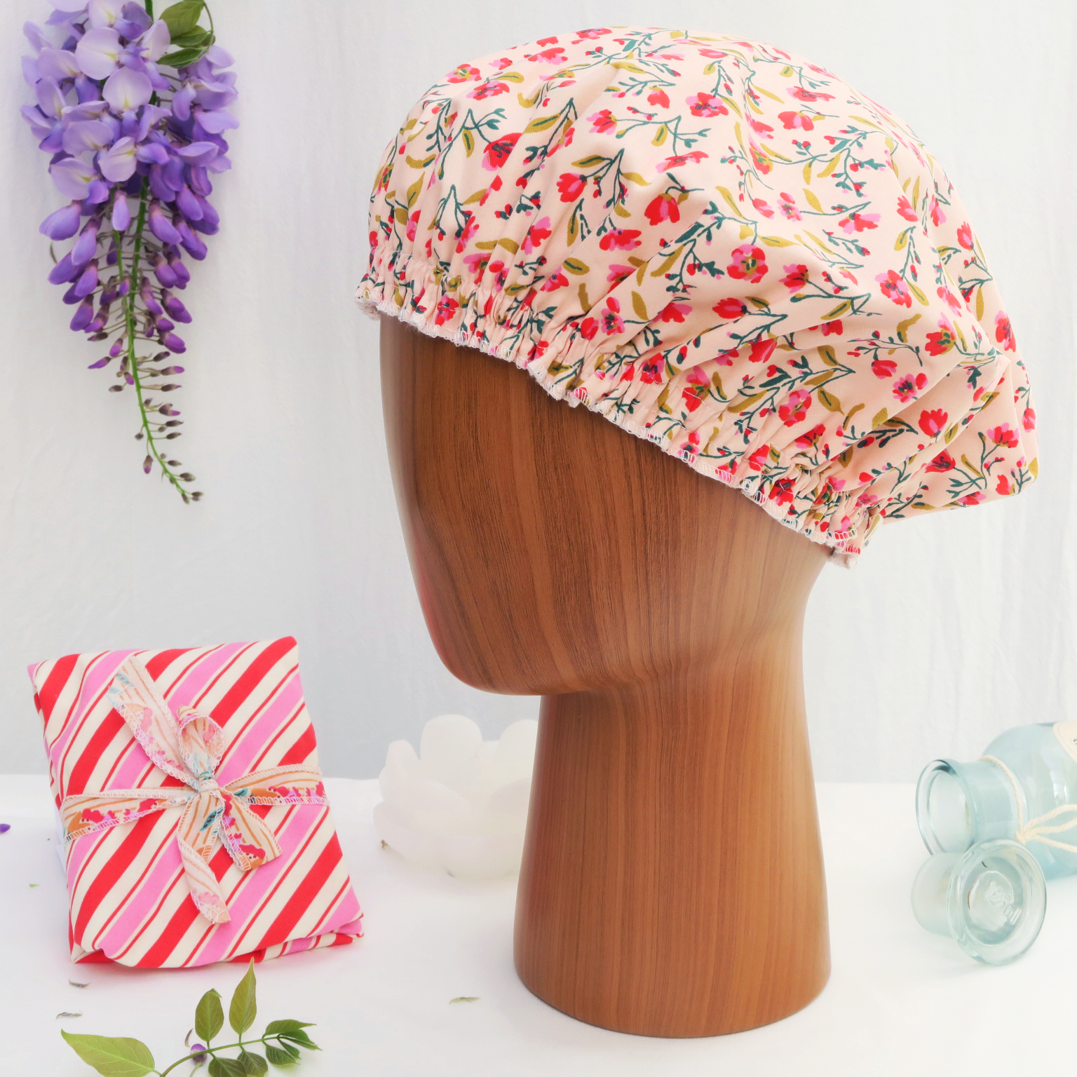 100% Cotton Shower/Care Cap – VANDA – Les Beaux Jours Collection