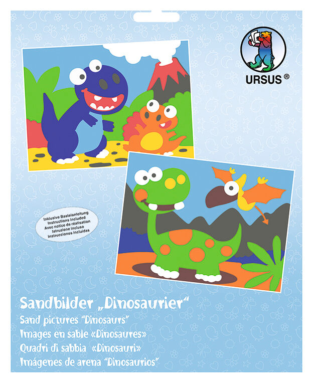 Sandbilder "Dinosaurier"