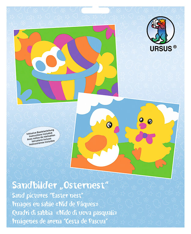 Sandbilder "Osternest"