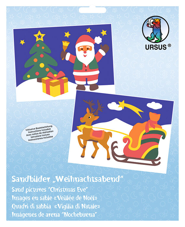 Peintures de sable « Veille de Noël »