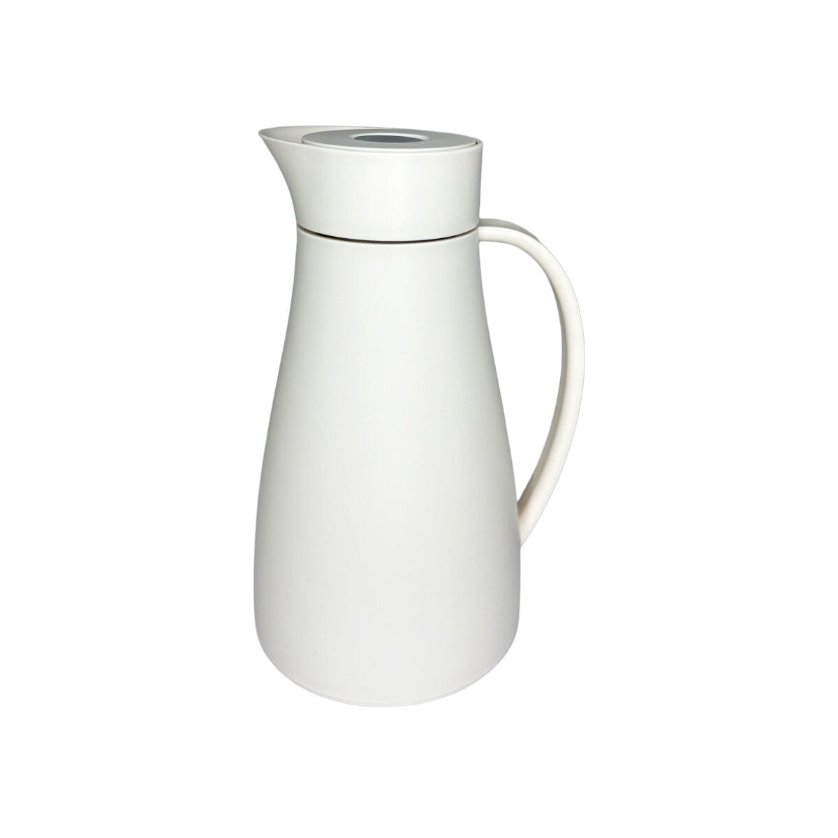 White 1L insulated coffee maker