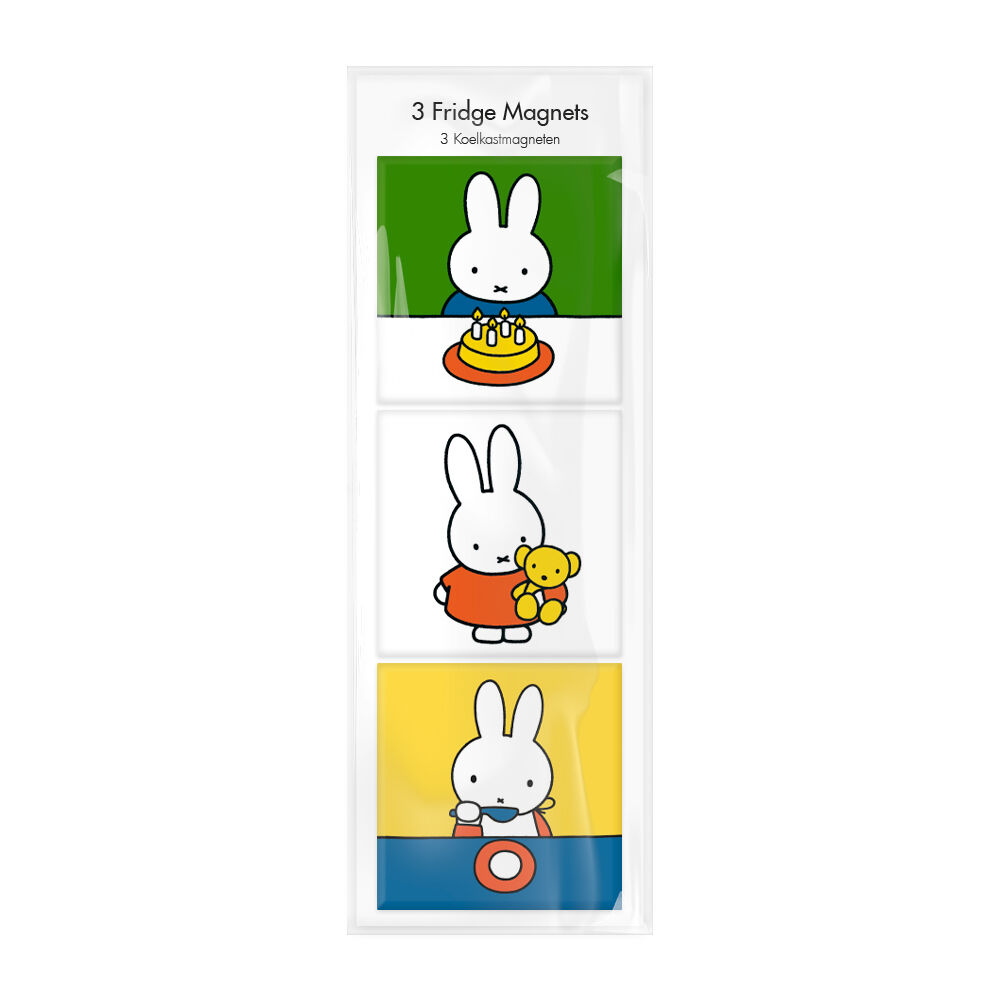 Ensemble d'aimants pour réfrigérateur - Miffy Home - 3 pièces