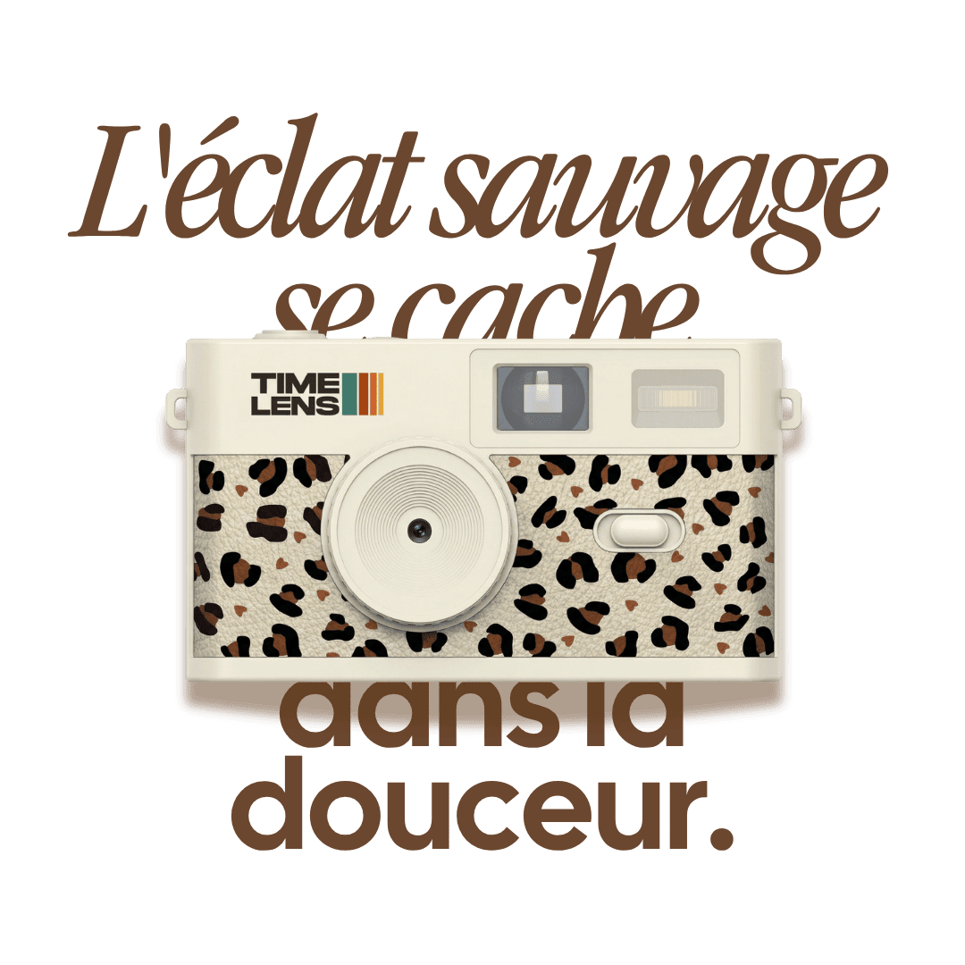 TimeLens® Cream Leopard Kamera