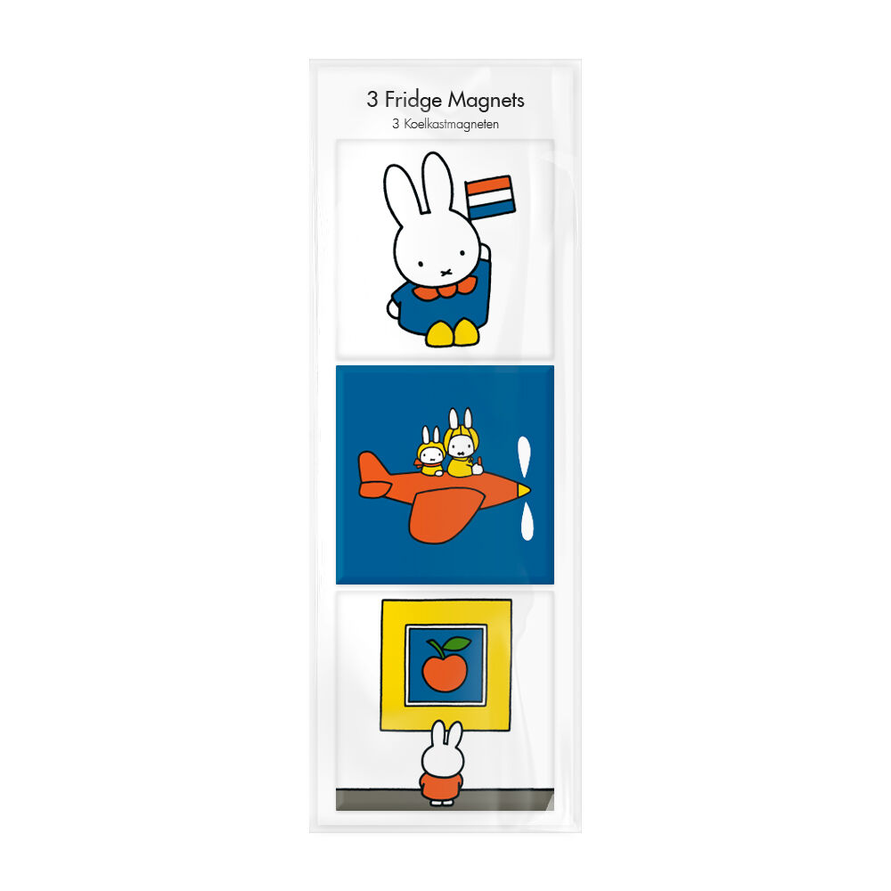 Ensemble d'aimants pour réfrigérateur - Miffy Holiday - 3 pièces