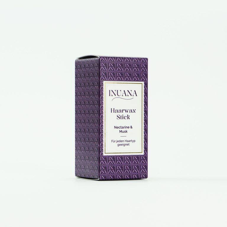 INUANA Hair Wax Stick: Nectarine & Musk 25g