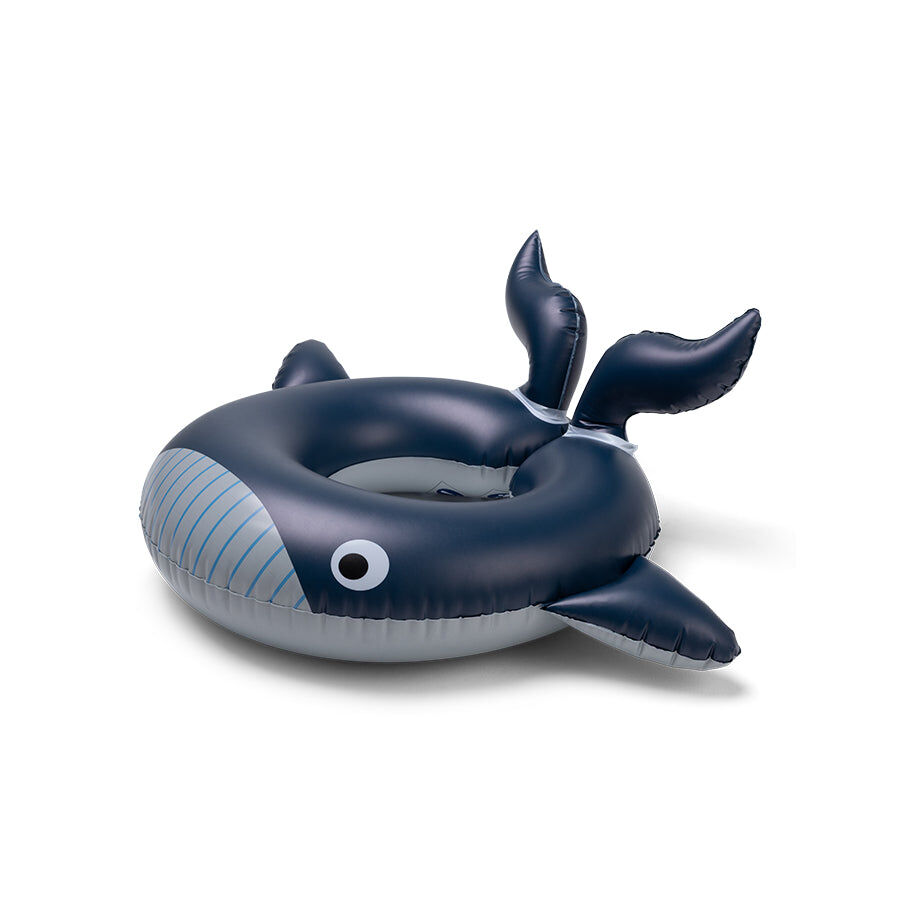 Artículos esenciales para nadar | Flotador - Ballena - Azul - Walter Whale - Ø 55 cm